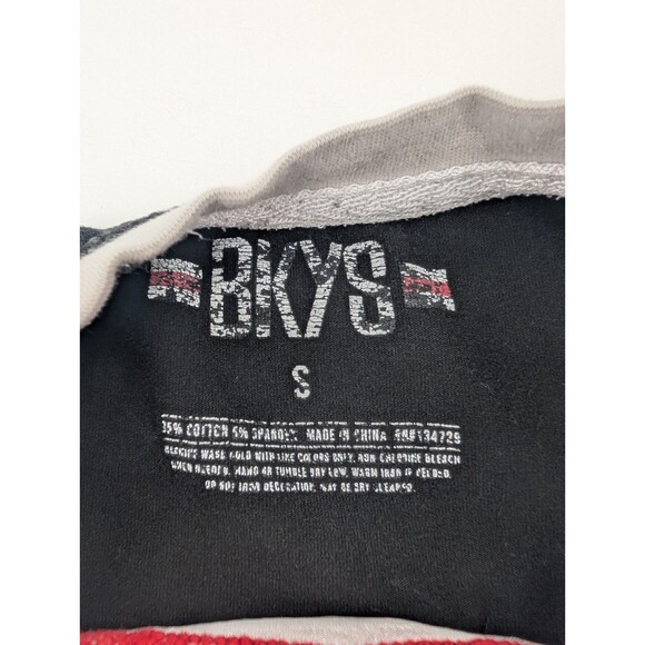 BKYS Distressed Pac-Man Ghost Invader Fuzzy Halo Short Sleeve T-Shirt Size Small - Picture 6 of 10